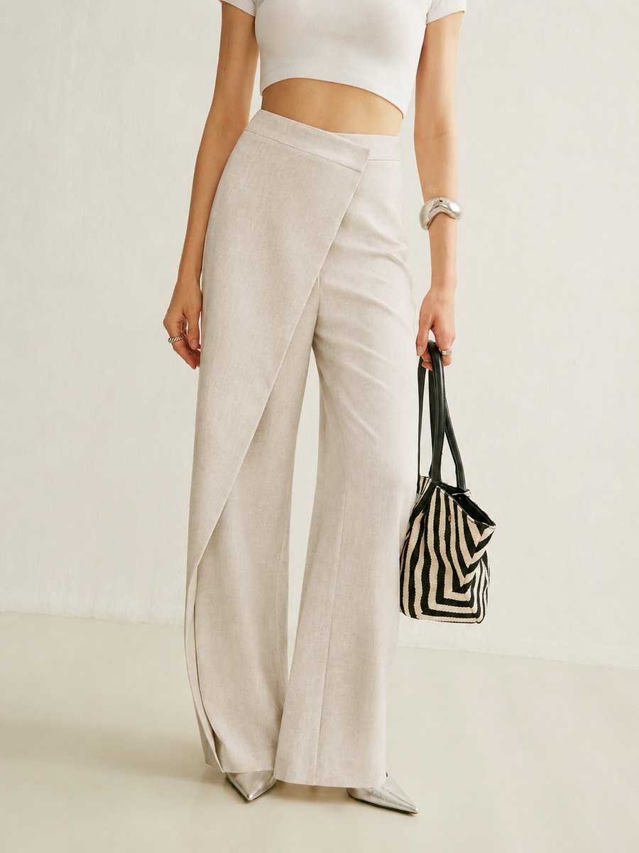 Johanna | Elegante Wickelhose mit asymmetrischem Bund