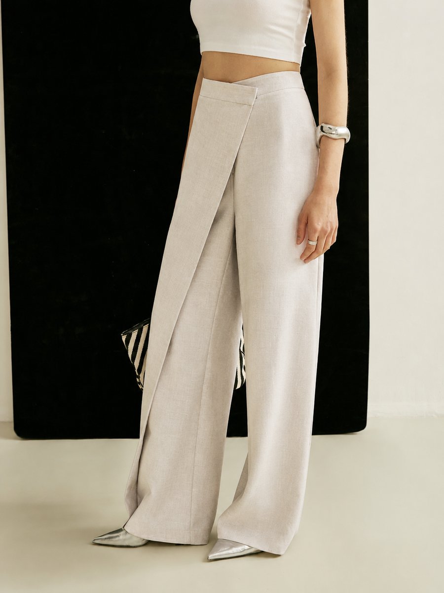 Johanna | Elegante Wickelhose mit asymmetrischem Bund