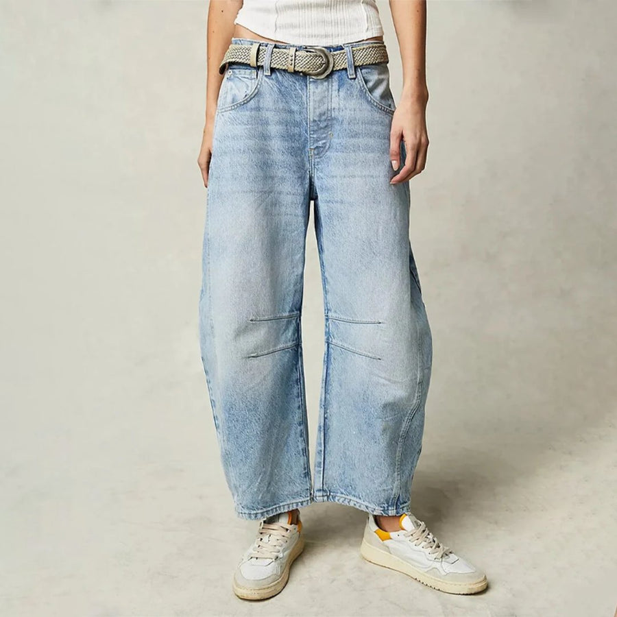 Elisabeth | Entspannte High-Waist Barrel-Leg Jeans