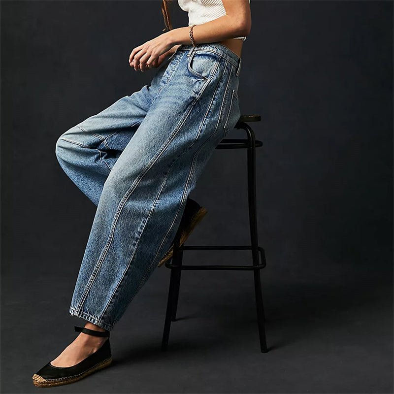 Elisabeth | Entspannte High-Waist Barrel-Leg Jeans
