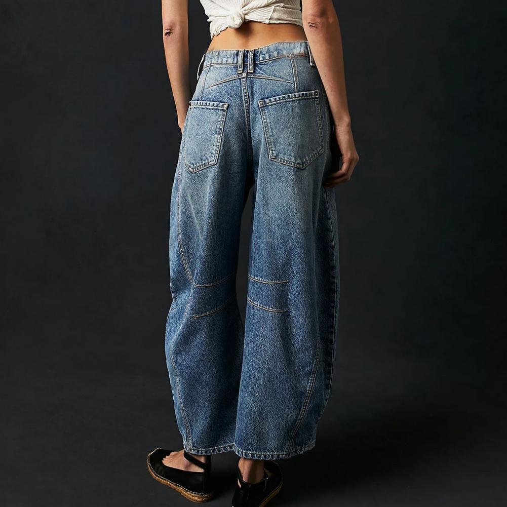 Elisabeth | Entspannte High-Waist Barrel-Leg Jeans