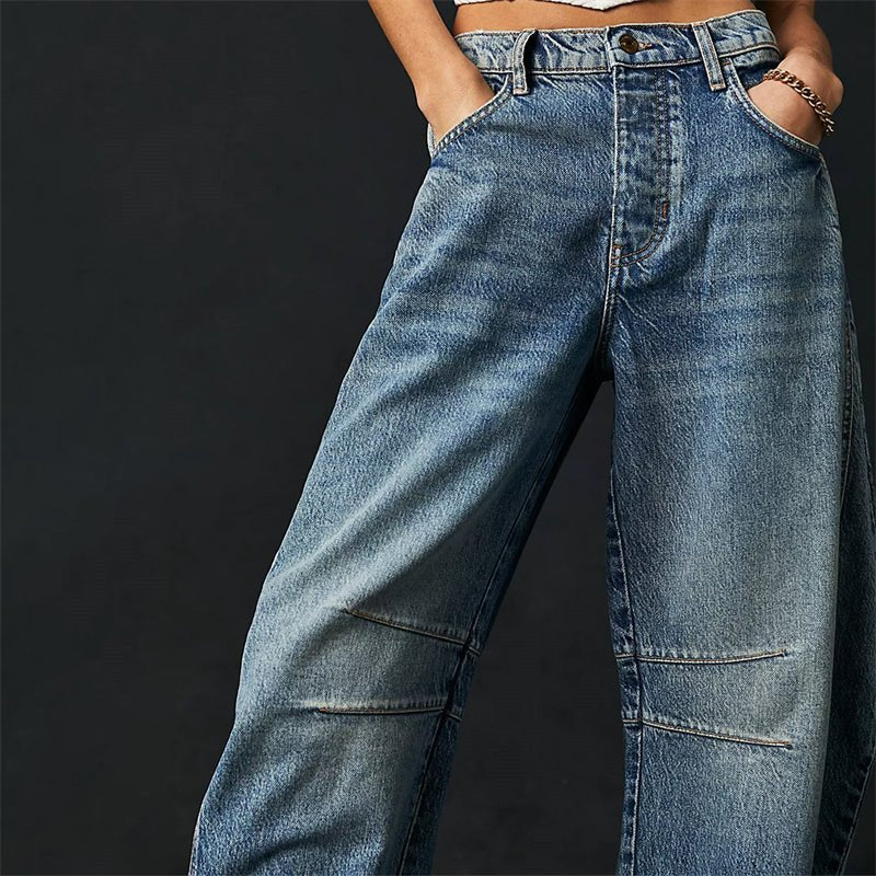 Elisabeth | Entspannte High-Waist Barrel-Leg Jeans