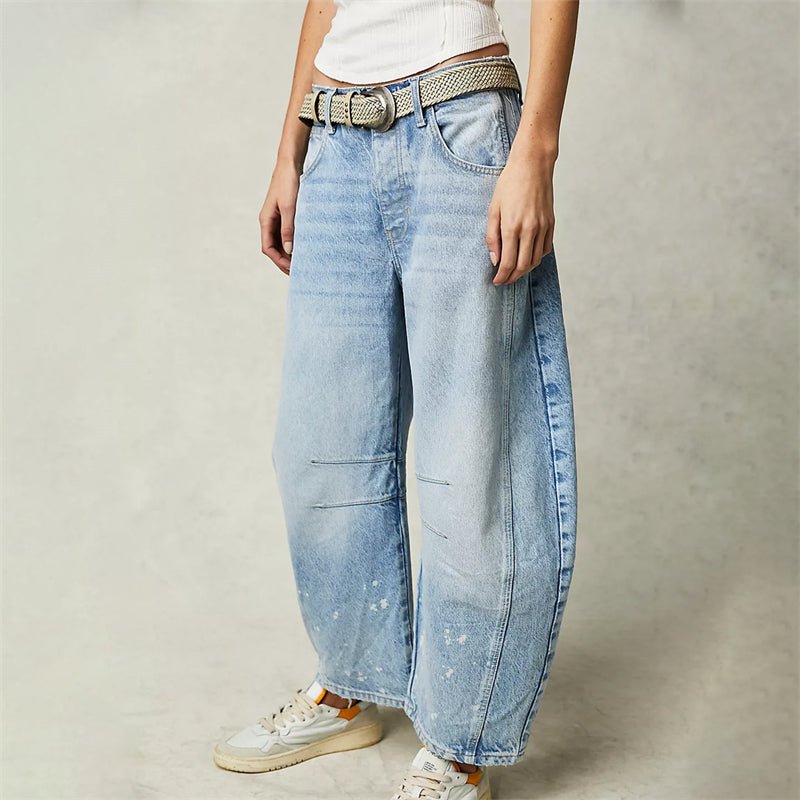 Elisabeth | Entspannte High-Waist Barrel-Leg Jeans