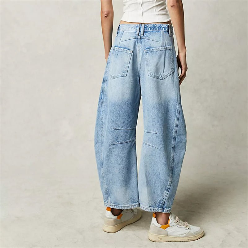 Elisabeth | Entspannte High-Waist Barrel-Leg Jeans