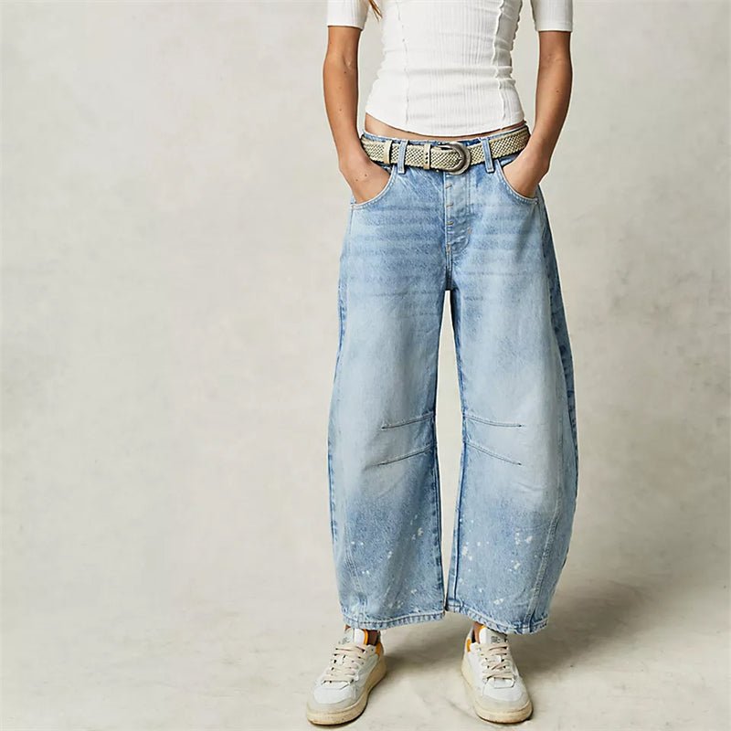 Elisabeth | Entspannte High-Waist Barrel-Leg Jeans