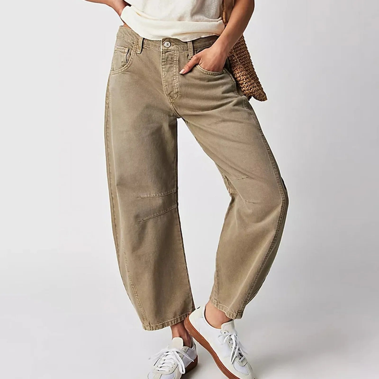 Elisabeth | Entspannte High-Waist Barrel-Leg Jeans