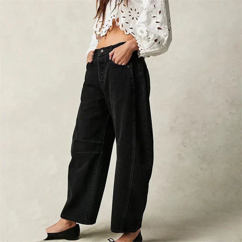 Elisabeth | Entspannte High-Waist Barrel-Leg Jeans
