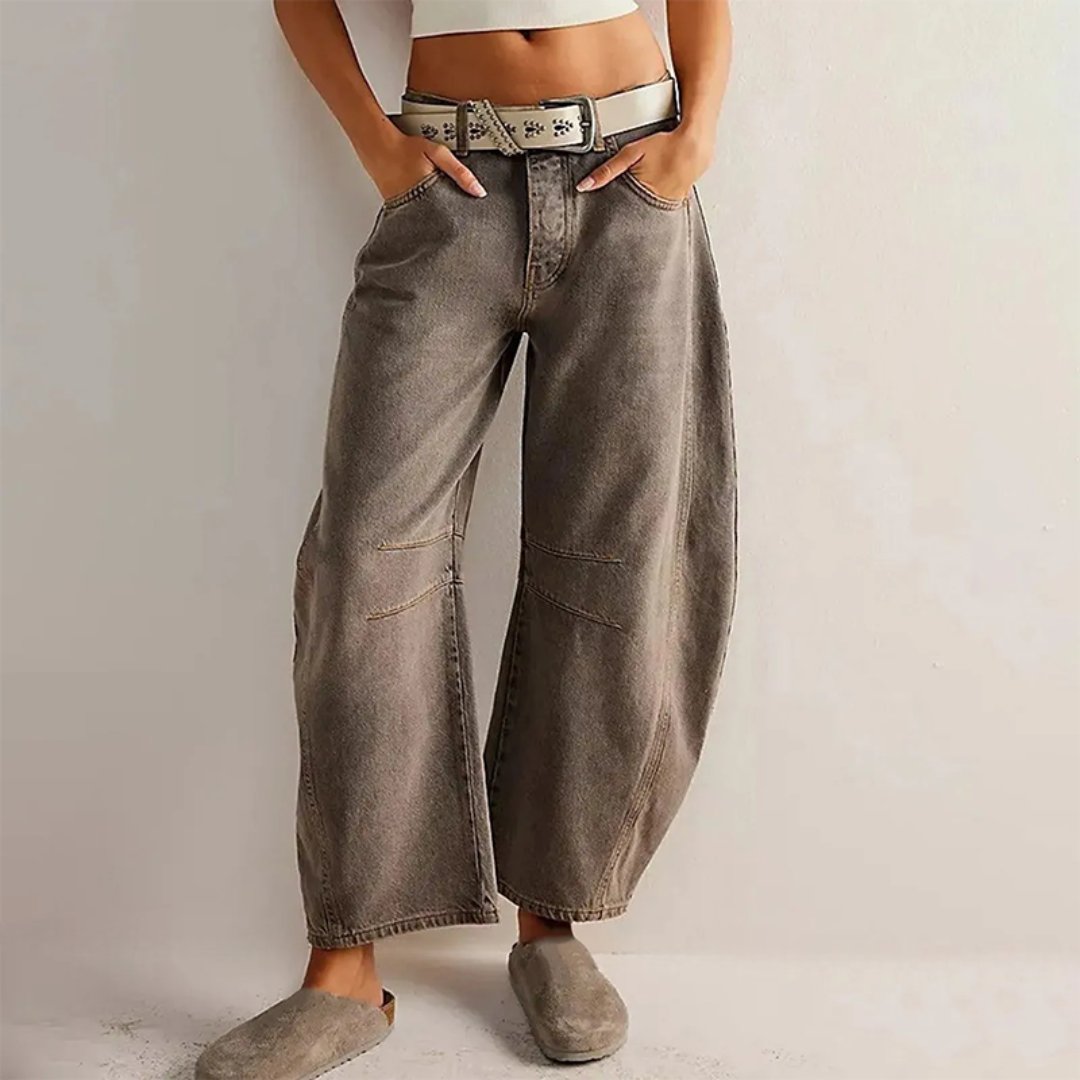 Elisabeth | Entspannte High-Waist Barrel-Leg Jeans