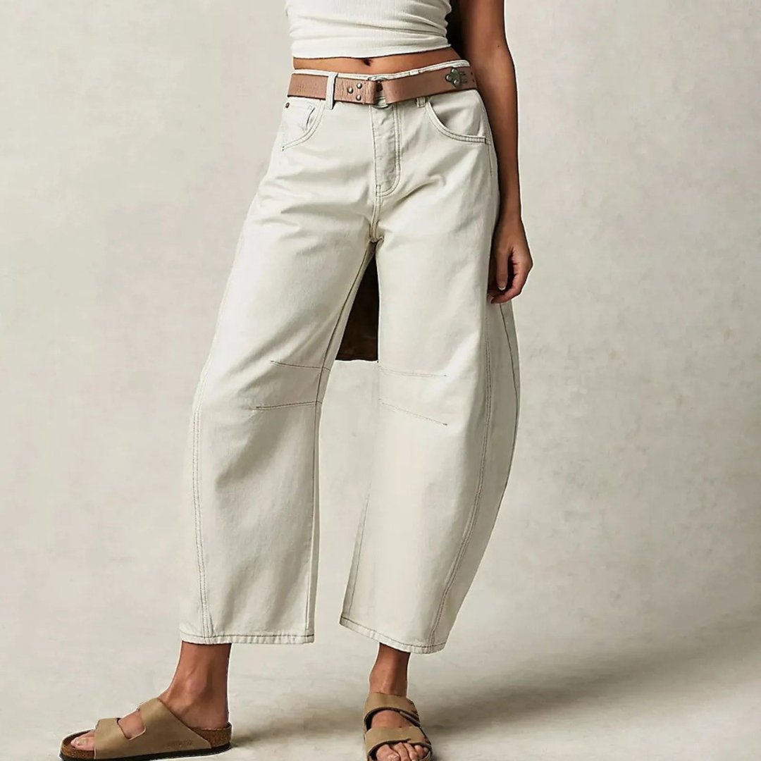 Elisabeth | Entspannte High-Waist Barrel-Leg Jeans