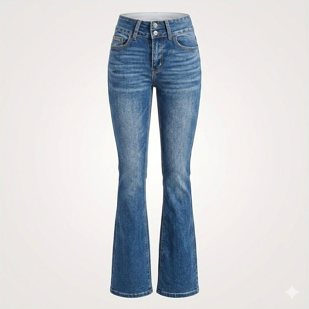 Annika | Schmeichelnde High-Waist Schlagjeans