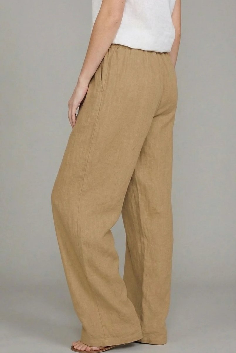 Charlotte | Legere Leinenhose mit weitem Bein