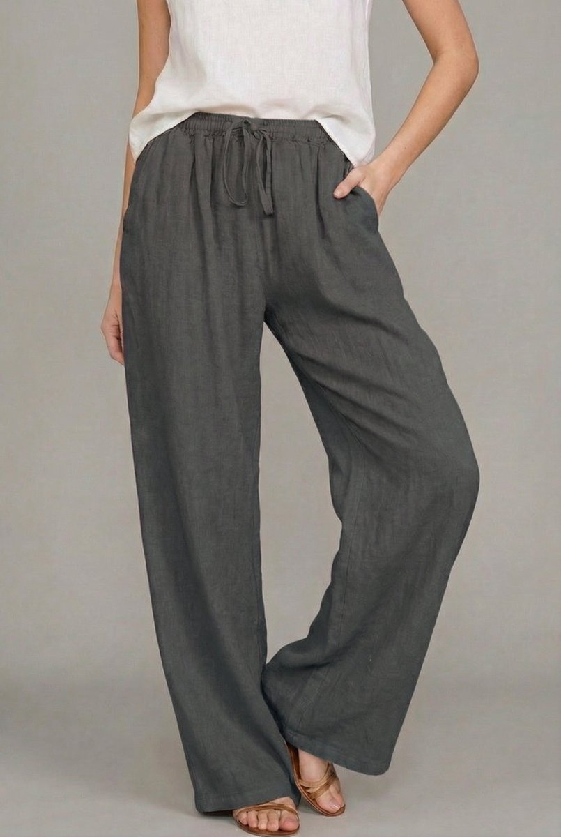 Charlotte | Legere Leinenhose mit weitem Bein