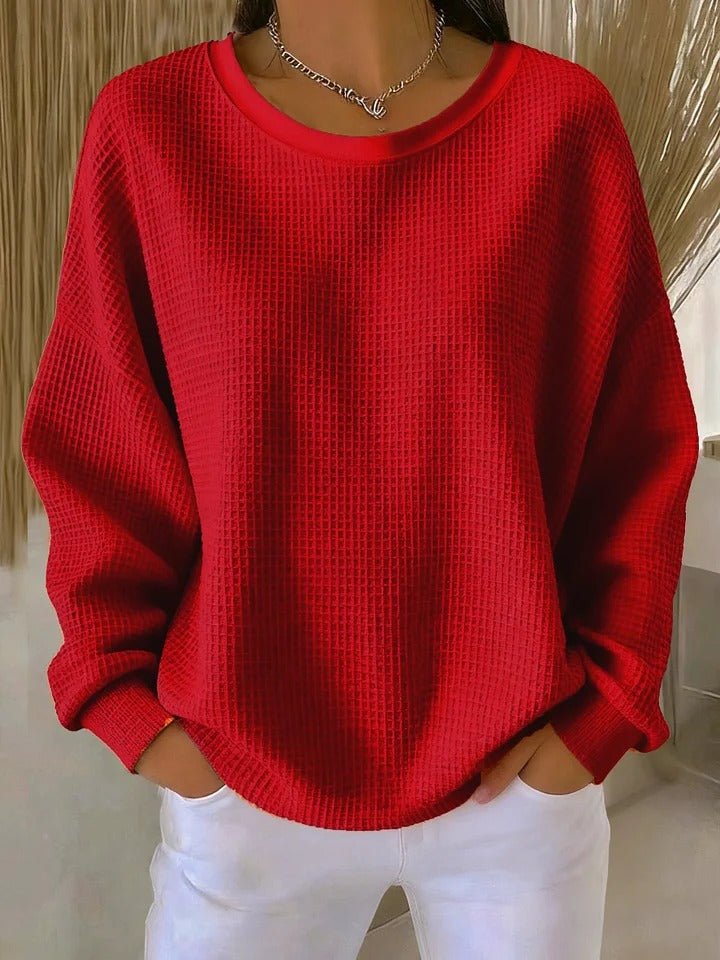 Sophie | Oversized Strickpullover mit Struktur
