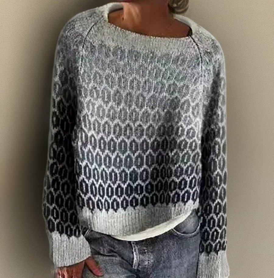 Rosemarie | Islaendischer Strickpullover mit Rundhals
