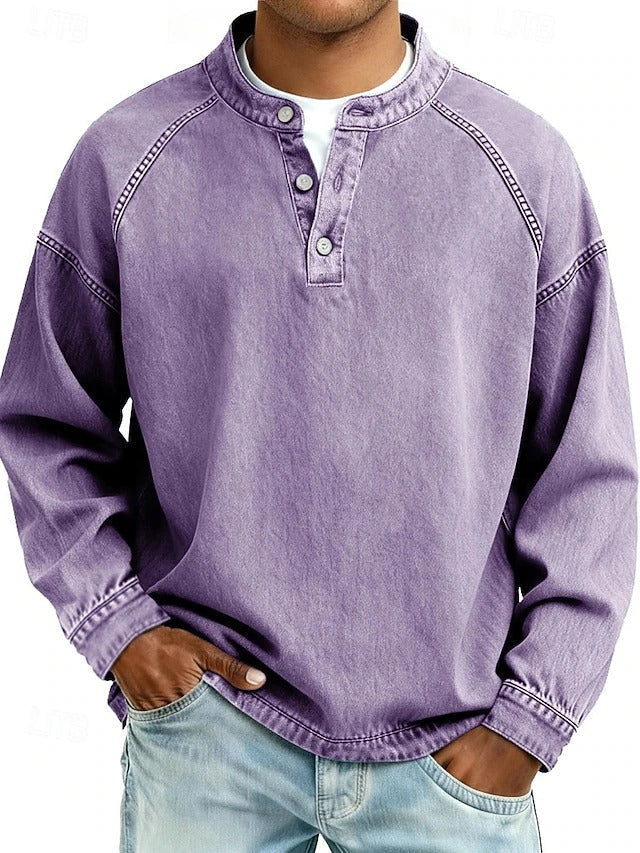 Dorian | Vintage-Hemd Herren Langarm