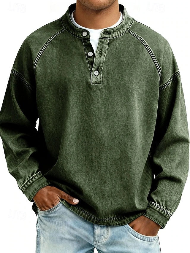 Dorian | Vintage-Hemd Herren Langarm