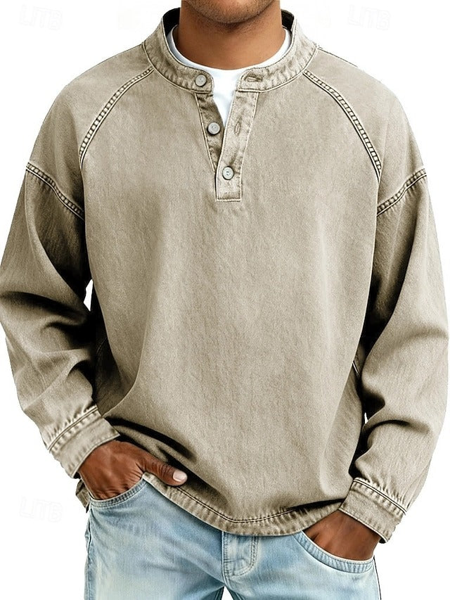Dorian | Vintage-Hemd Herren Langarm