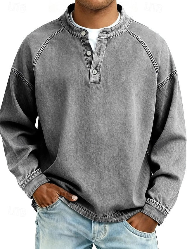 Dorian | Vintage-Hemd Herren Langarm