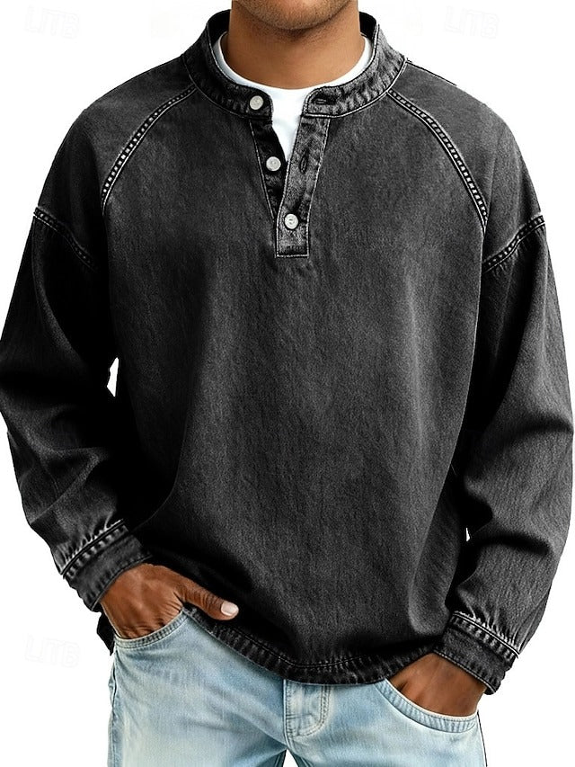 Dorian | Vintage-Hemd Herren Langarm