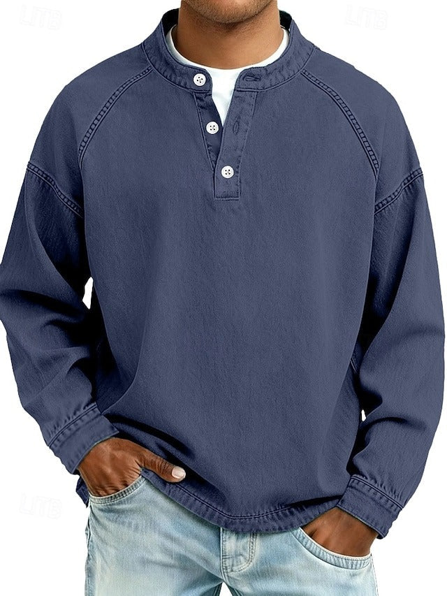 Dorian | Vintage-Hemd Herren Langarm