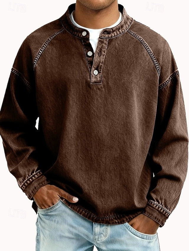 Dorian | Vintage-Hemd Herren Langarm