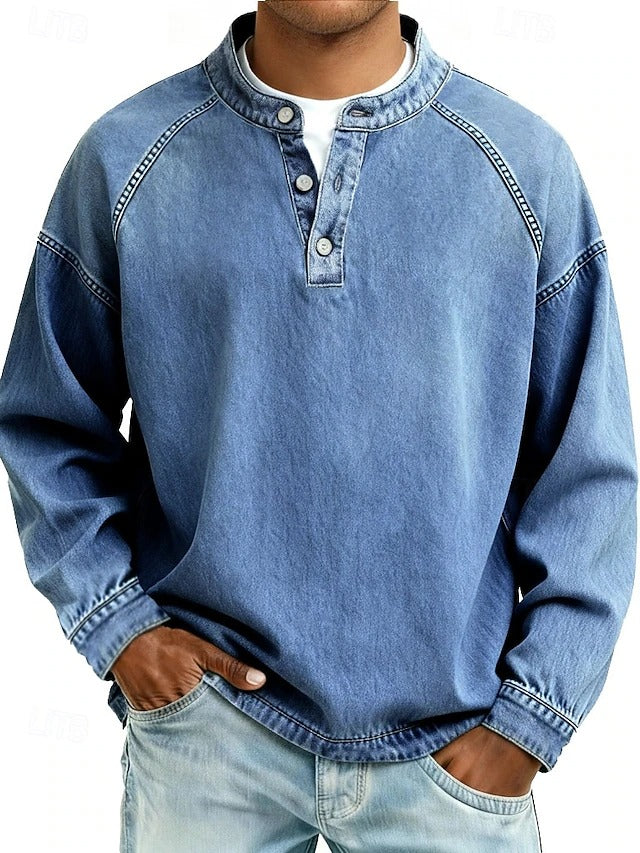 Dorian | Vintage-Hemd Herren Langarm