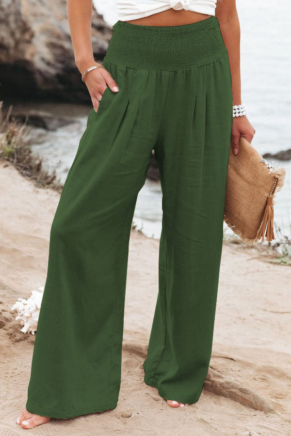 Jutta | Legere High-Waist Hose mit weitem Bein
