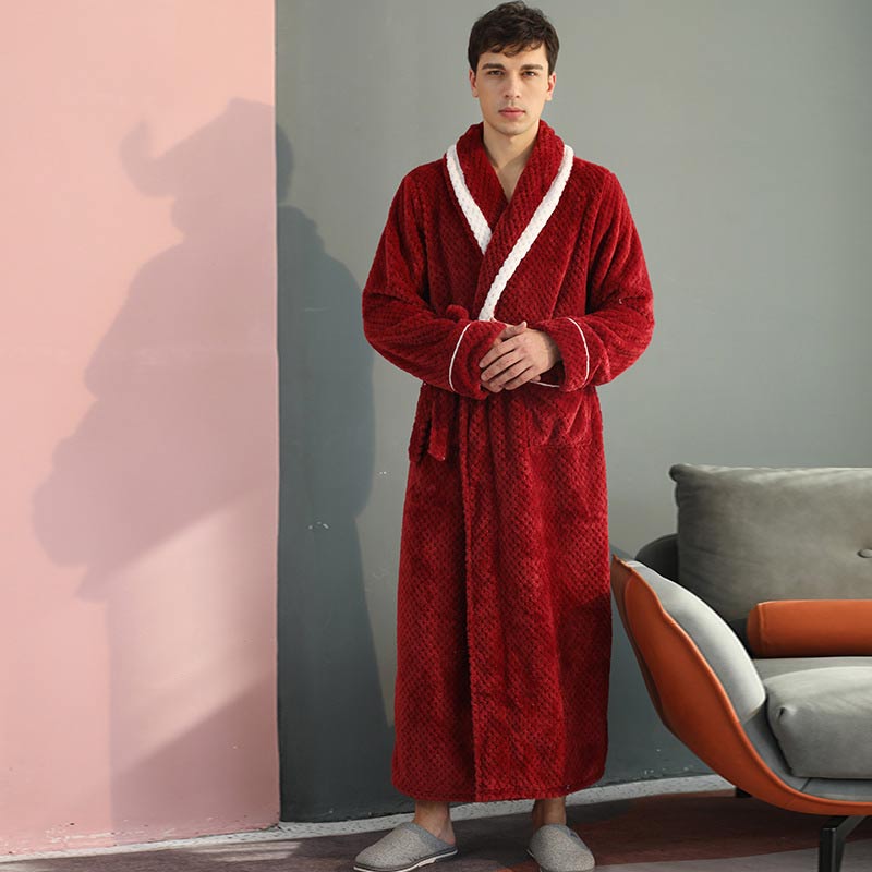 Finn | Warmer Fleece-Bademantel für Damen und Herren