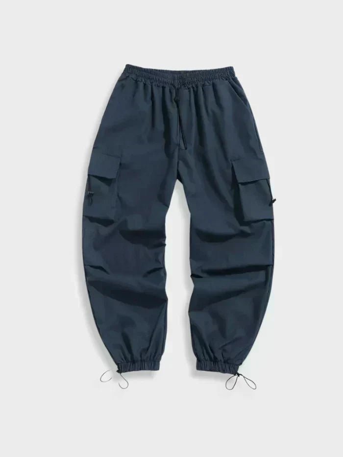 Thomas | Verstellbare Wide-Leg Cargohose mit Elastikbund