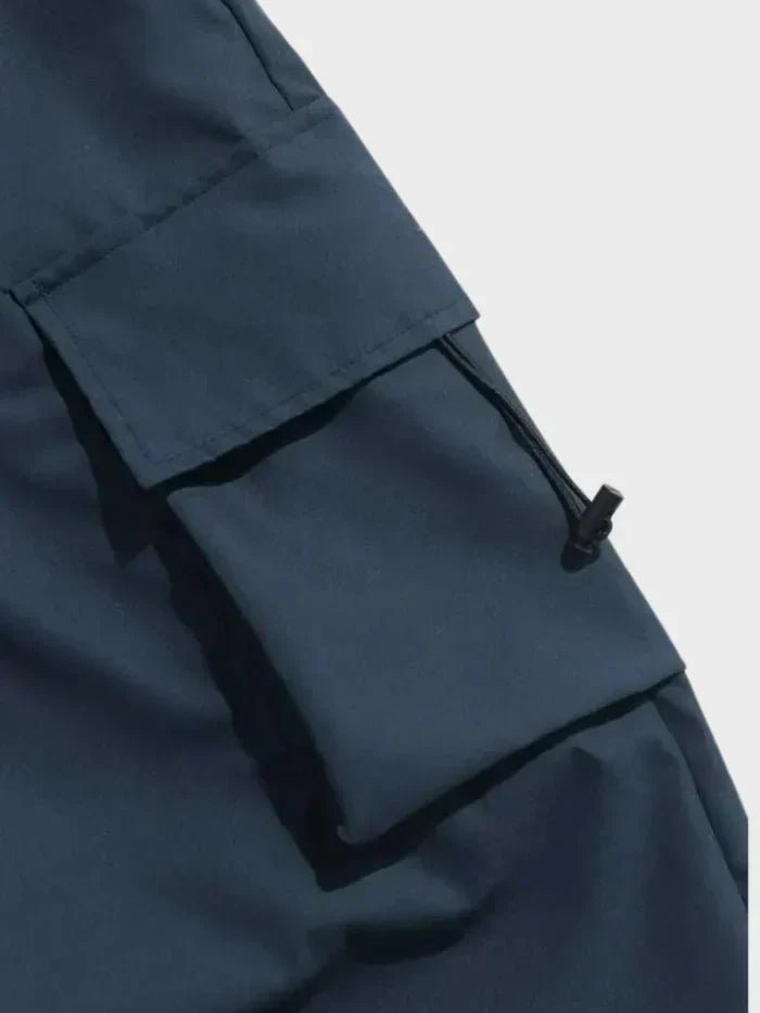 Thomas | Verstellbare Wide-Leg Cargohose mit Elastikbund