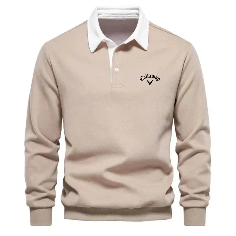 Sebastian | Strick-Polo mit Kontrastkragen