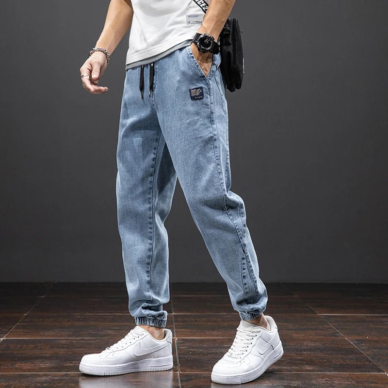 Christian | Stretch Denim Jogger-Hose mit elastischem Bund