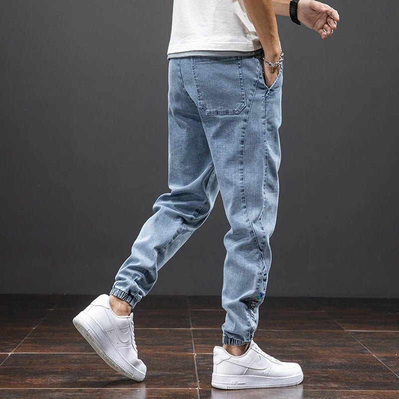 Christian | Stretch Denim Jogger-Hose mit elastischem Bund