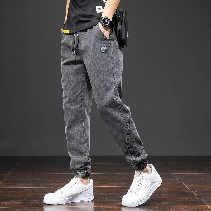 Christian | Stretch Denim Jogger-Hose mit elastischem Bund