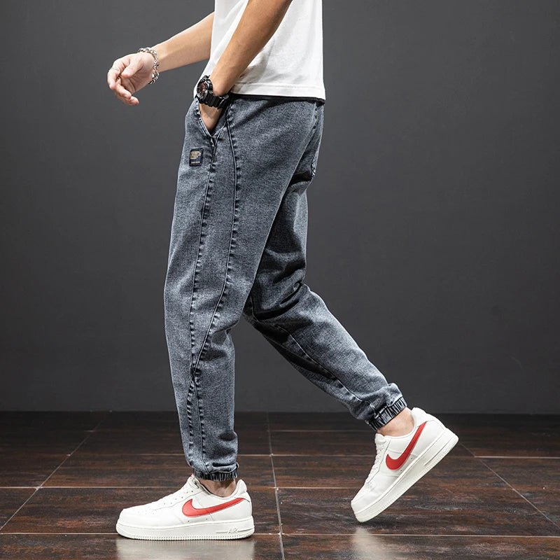 Christian | Stretch Denim Jogger-Hose mit elastischem Bund
