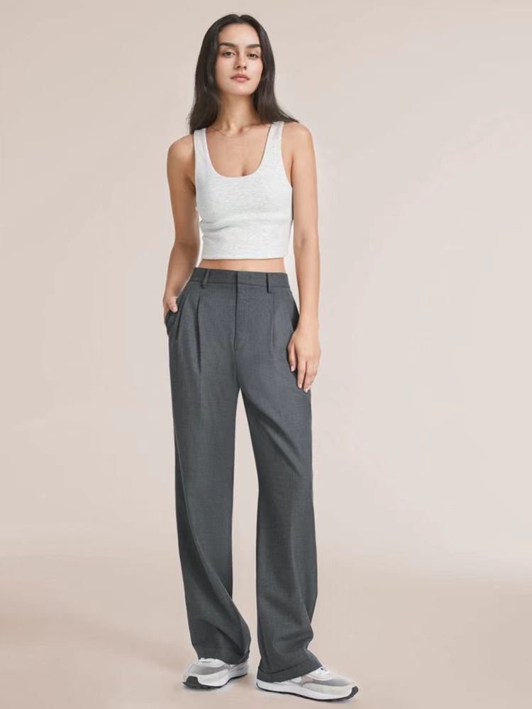 Barbara | Elegante Weitbeinhose mit hoher Taille