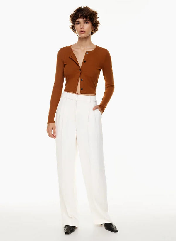 Barbara | Elegante Weitbeinhose mit hoher Taille
