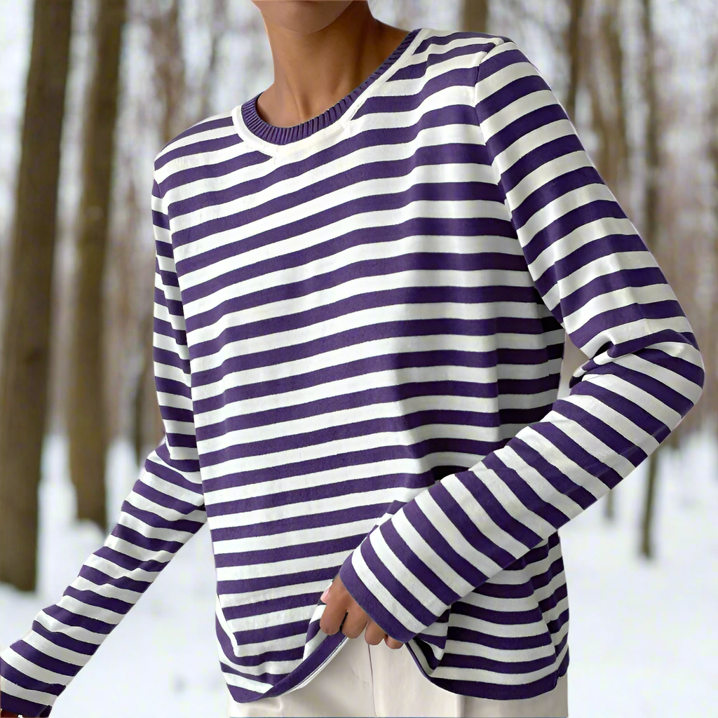 Felicia | Gestreiftes Langarmshirt fuer den Alltag