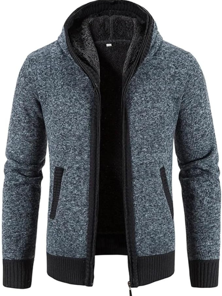 Heinrich | Winter-Kapuzenjacke mit Streifendetail