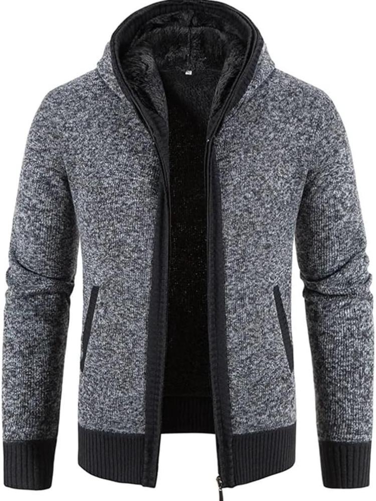 Heinrich | Winter-Kapuzenjacke mit Streifendetail