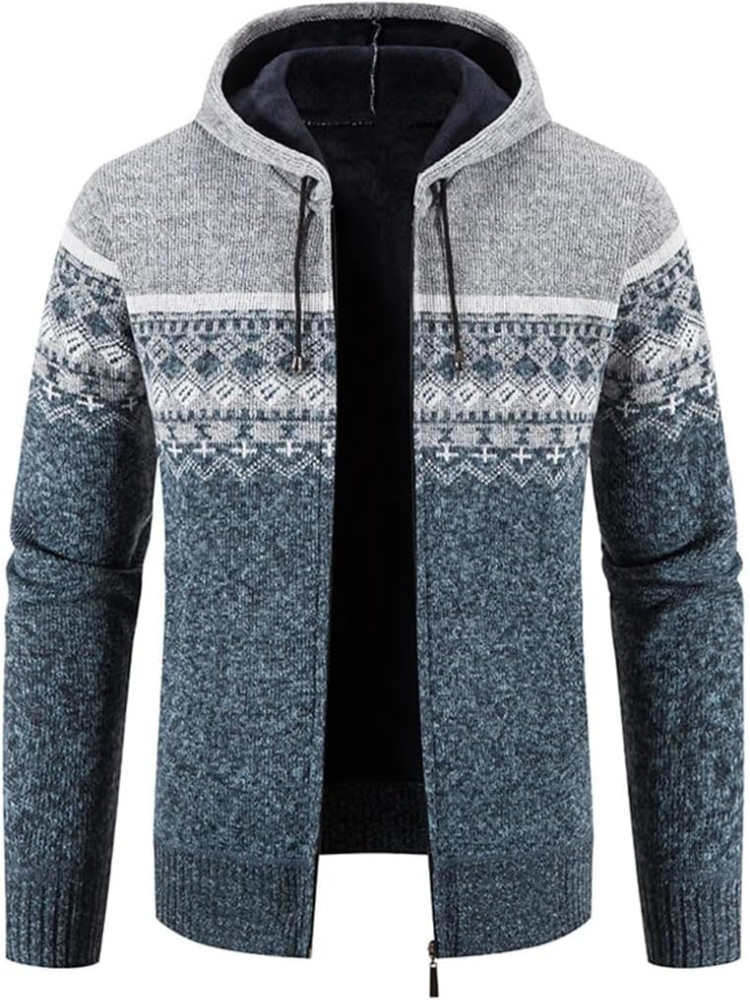 Heinrich | Winter-Kapuzenjacke mit Streifendetail